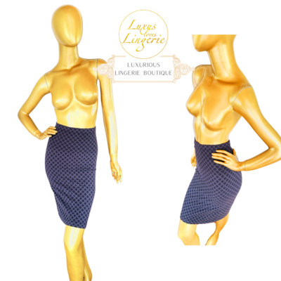 Waves Skirt by Wolford Medium Blue Rock with Elegant Design