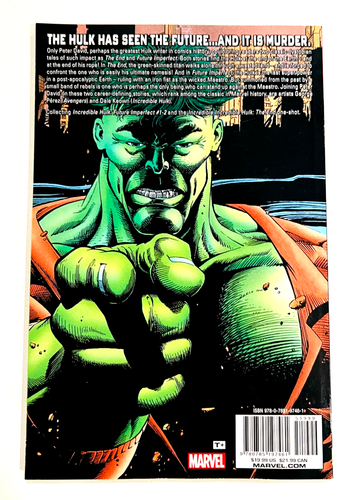 Libro de bolsillo Hulk Future Imperfect Trade primera impresión Marvel 2015 fuera de servicio David Pérez casi nuevo - Imagen 2 de 2