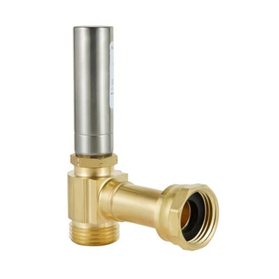 EFIELD Angle Stainless Steel Water Hammer Arrestor For Washing Machine, 3/4''MHT
