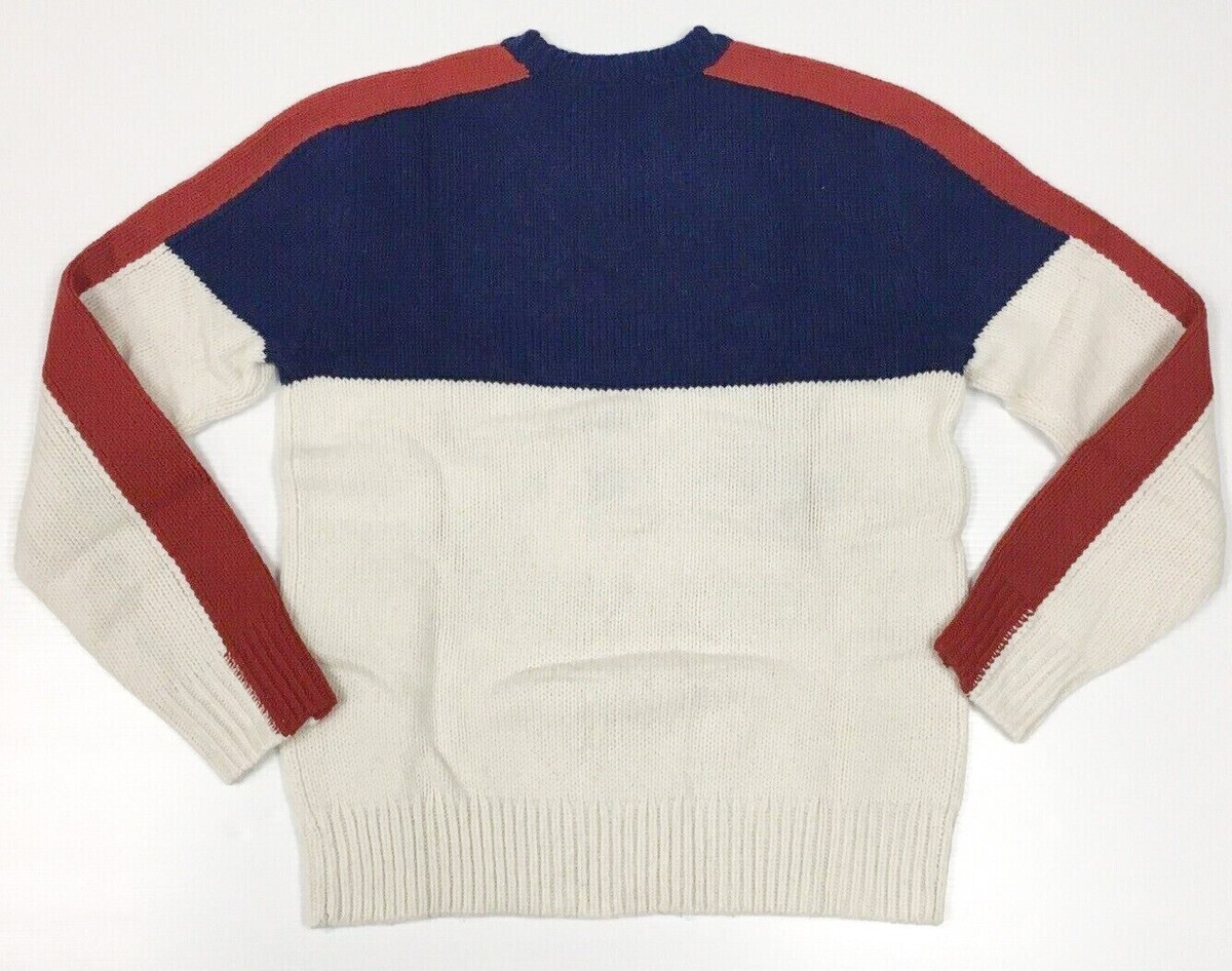 Polo Ralph Lauren VTG Ski 92 Colorblocked Chunky Wool Knit Polo Ralph Lauren VTG Ski 92 Colorblocked Chunky Wool Knit