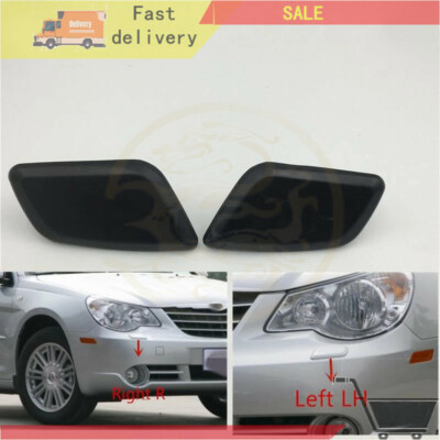 #ad #ad Front LH RH Head Light Washer Spray Nozzle Cover For Chrysler Sebring 2007 2010 $21.27