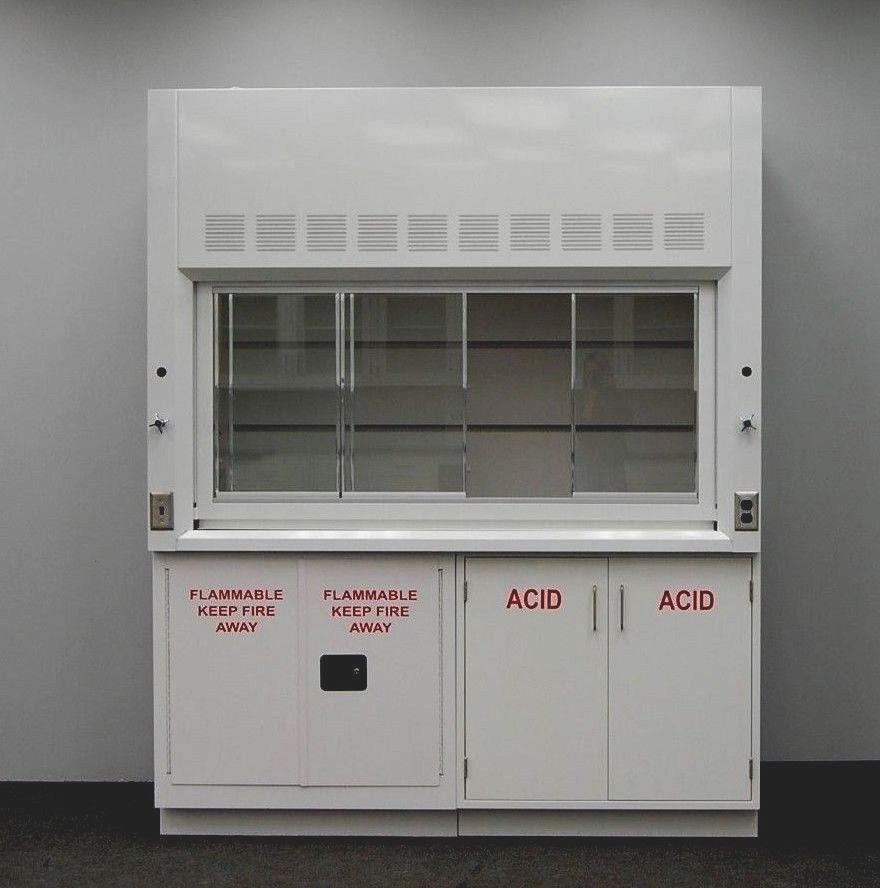 6' Chemical Fume Hood w/ Acid & Flammable Storage / In Stock /E1237 eBay