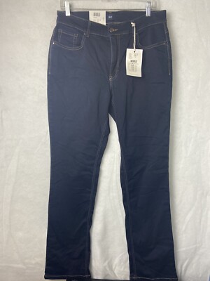 MAC Jeans men's Dark Wash Stretch Denim Straight Blue Jeans Mens 44/32 New
