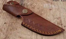 GENUINE LEATHER HANDMADE KNIFE SHEATH FIXED BLADE KNIFE HOLSTER