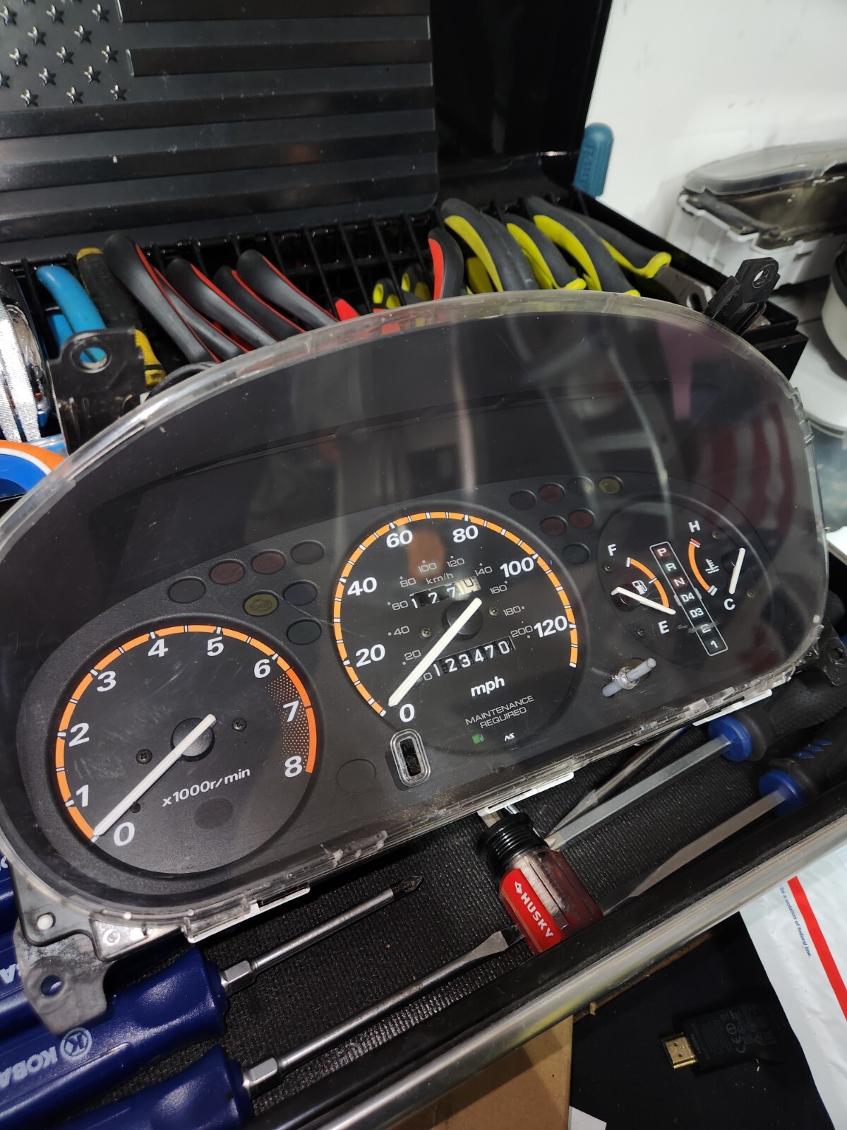 19972001 Honda CRV CRV Dash Instrument Cluster Speedometer Gauges OEM