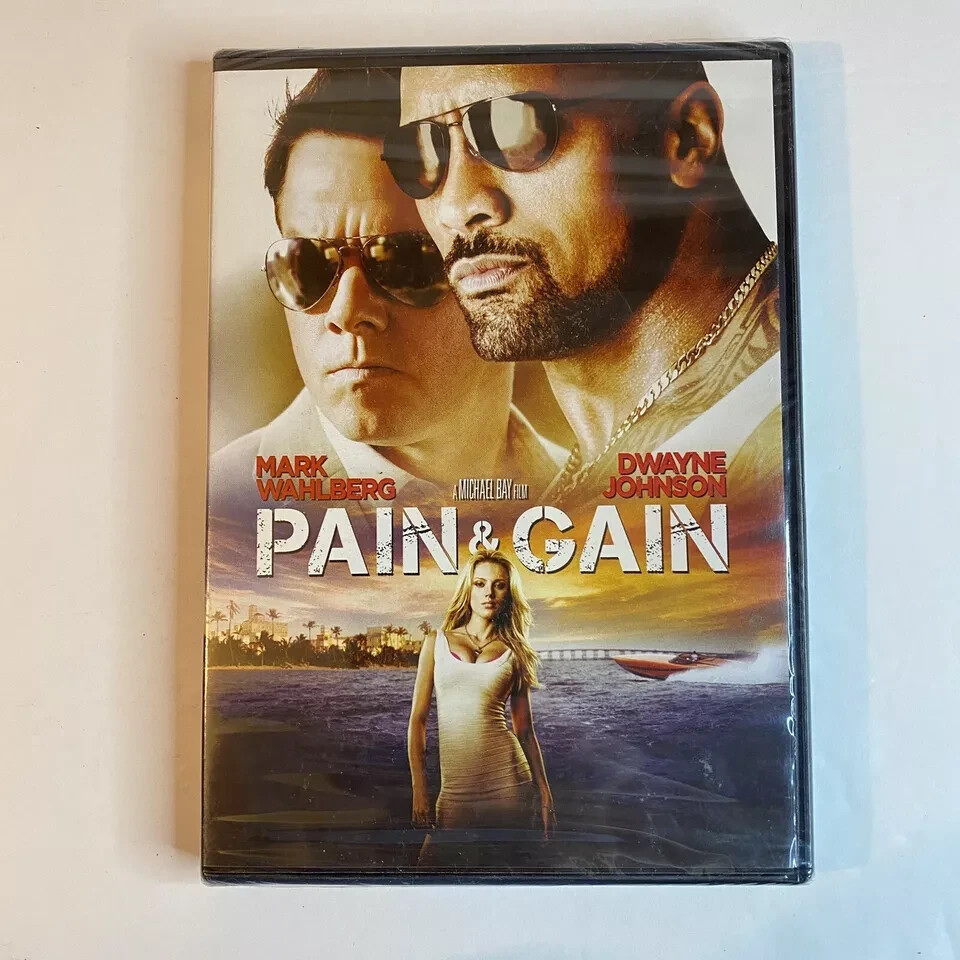 NEW Pain And Gain DVD Mark Wahlberg THE Rock Dwayne Johnson TRUE