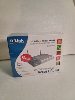 D-Link DWL-2100AP SNMP AES 802.11g 108Mbps Wireless Access Point