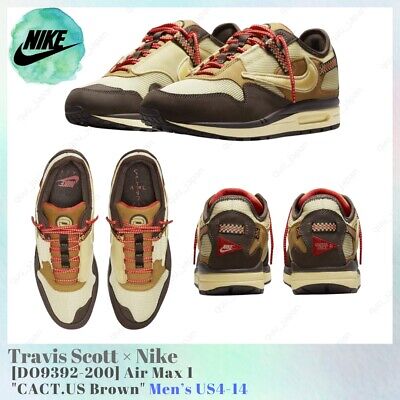 Size 10 - Nike Air Max 1 x Travis Scott Low Baroque Brown Size 10 - Nike Air Max 1 x Travis Scott Low Baroque Brown