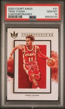 2020 Panini Court Kings Contemporaries #21 Trae Young Contemporaries PSA 10