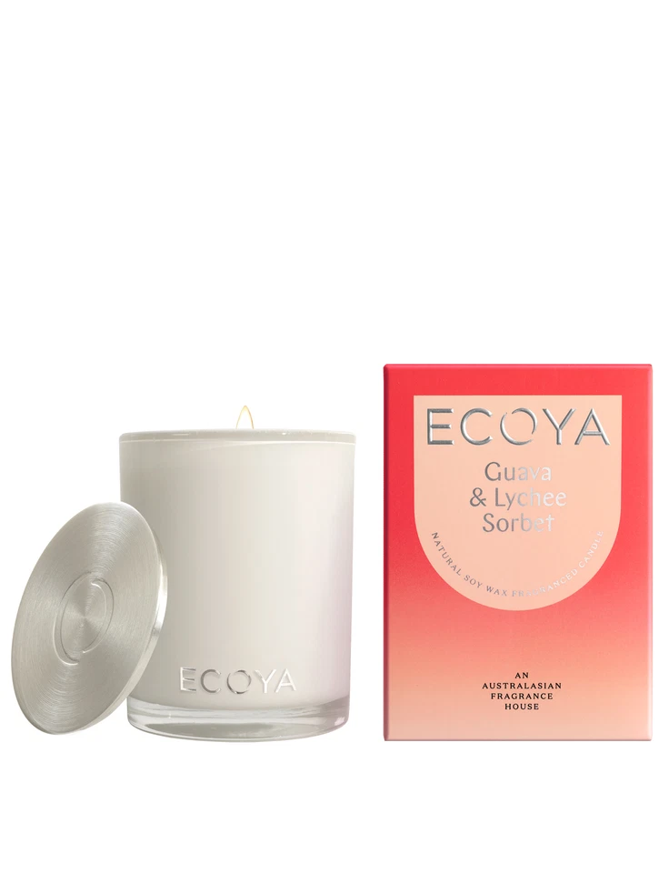 ECOYA Guava & Lychee Sorbet Madison Candle