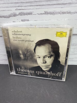Schubert: Schwanengesang; Brahms: Thomas Quasthoff NEW SEALED  CD (2013)