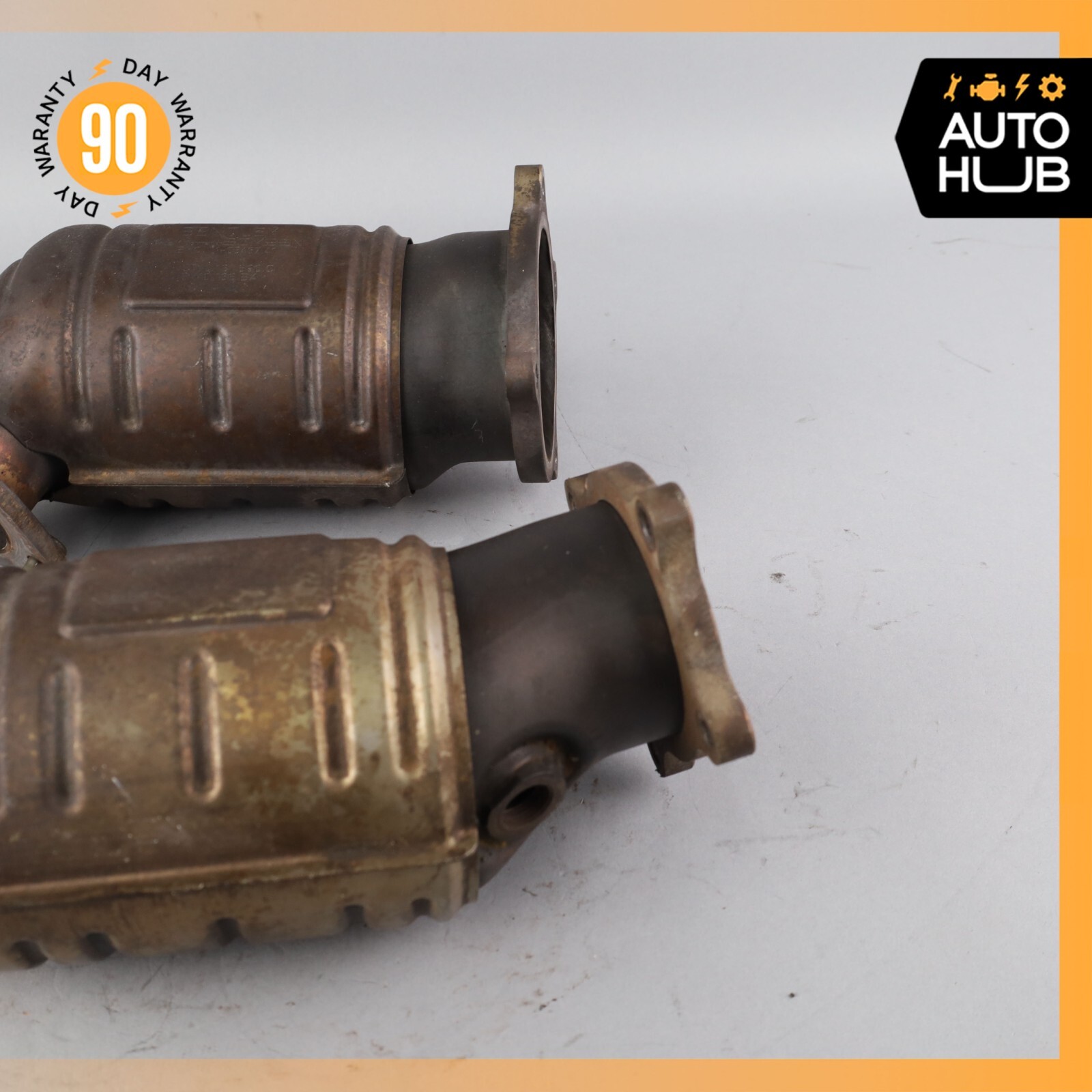 03-06 Bentley Continental GT Flying Spur Exhaust Downpipe Left & Right Set OEM