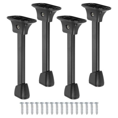 Folding Table Legs, 4pcs 17.6cm(7'') Metal Foldable Table Furniture Legs