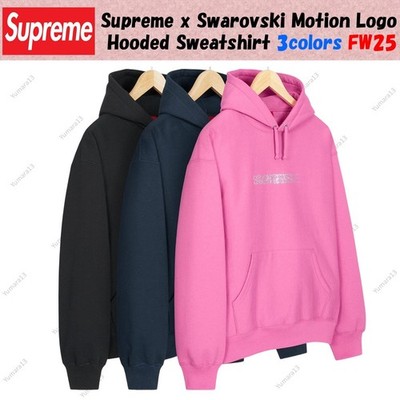 Supreme x Swarovski Motion Logo Hooded Sweatshirt 3colors FW25 | eBay