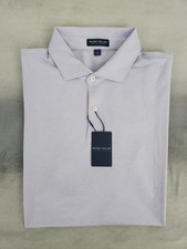 PETER MILLAR Crown Crafted Albatross Cotton Blend Piqu  Polo Shirt Men's XL New