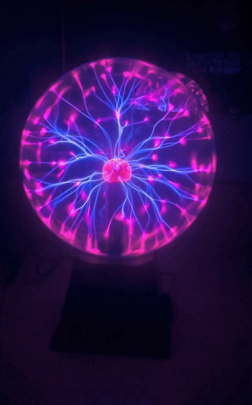 Plasma Globe Lightning Sunder Ball Claw Hand Static Sound/Touch