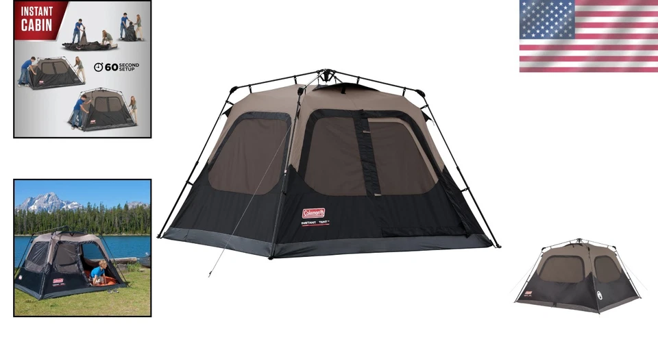 Tienda emergente instantánea, postes preinstalados, ventilación de aire Foto 2 de 4