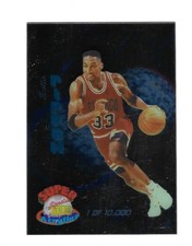 SCOTTIE PIPPEN 1995 SIGNATURE ROOKIES ACRYLIUM SSP /10,000 $25.00 CHICAGO BULLS