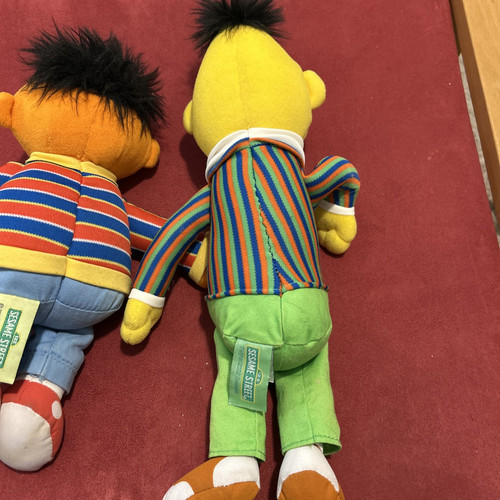 2019 Gund Sesame Street Bert and Ernie 14” Plush Stuffed Animal Toy - Picture 4 of 6