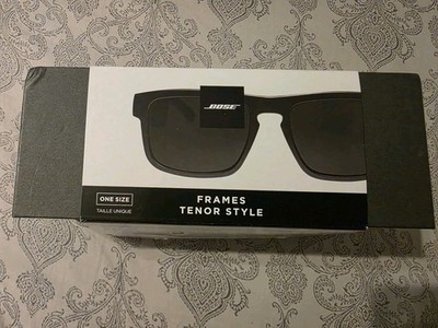 Bose Frames Tenor Rectangular Bluetooth Audio Sunglasses - Black (Open Box)