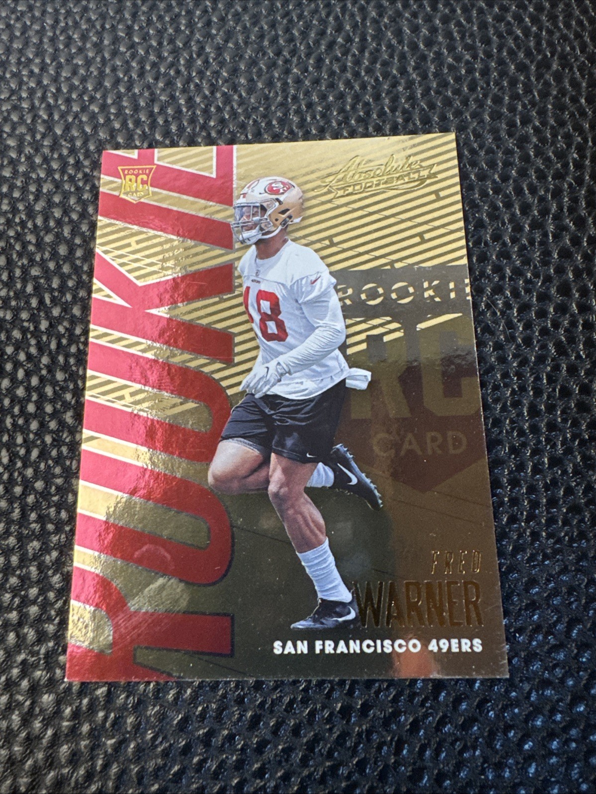 2018 Panini Absolute Football Fred Warner #119 San Francisco 49ers Rookie