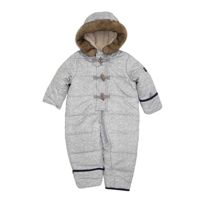 OshKosh B'gosh Baby Boys' Abstract Bunting Snowsuits Gray 3-6M