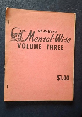 Vintage 1957 Ed Mellon's Mental-Wise (Volume 3)   Rare US Mentalism Periodical