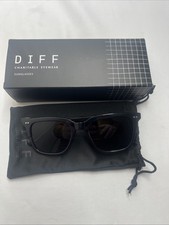 DIFF Charitable Eyewear Billie Black Grey Polarized Sunglasses DE01-0384-BKGRP