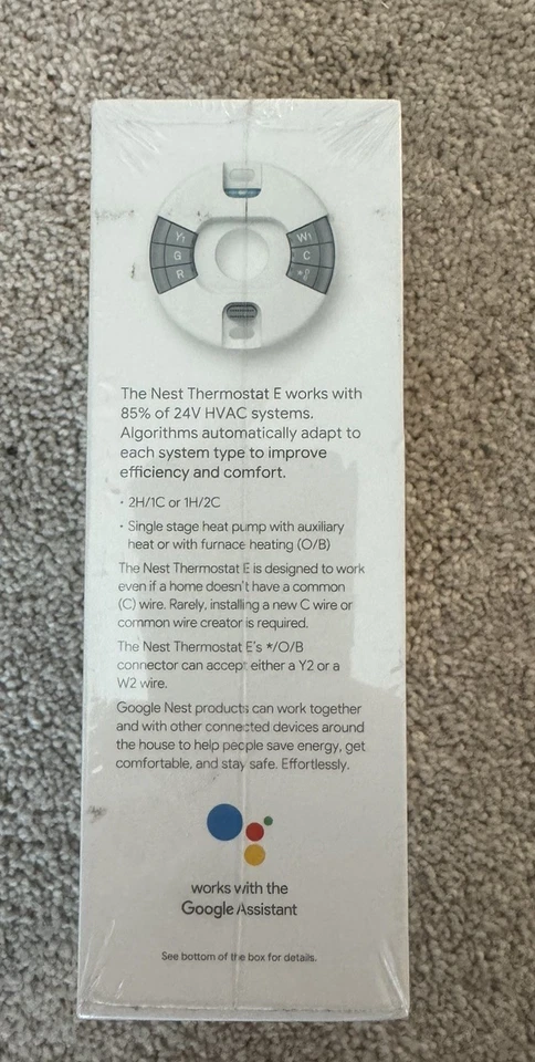 Google Nest Thermostat E - White (T4000ES) - Image 3 of 4
