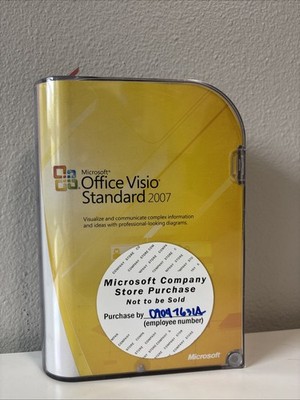 NEW SEALED Microsoft Visio Standard 2007 Full Version RETAIL BRAND NEW