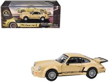 Porsche 911 Carrera RSR 3.0 Sahara Beige Black Stripes 1/64 Paragon