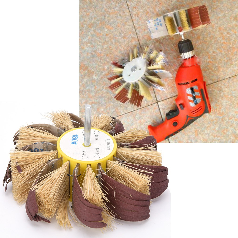 Sisal Buffing Wheel Manual Electric Drill Sisal Emery Cloth Polishing Wheel 180❀