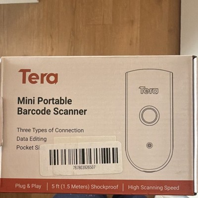 Tera Mini Portable Barcode Scanner 1100D Plug & Play Shockproof High Speed
