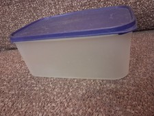 Tupperware Eidgenosse Kompaktus 4,3L • blau transparent • Vorratsdose