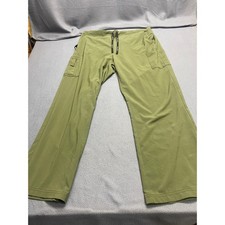 Carhartt Force Scrub Pants Mens XL Green Cargo Pocket Straight Leg C52110 Work