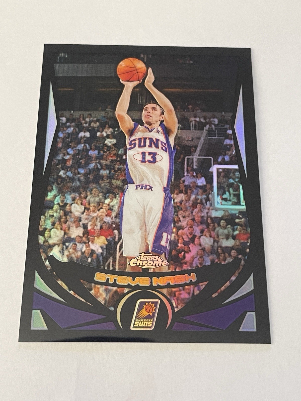 2004-05 Topps Chrome - Steve Nash #153 Black Refractor /500