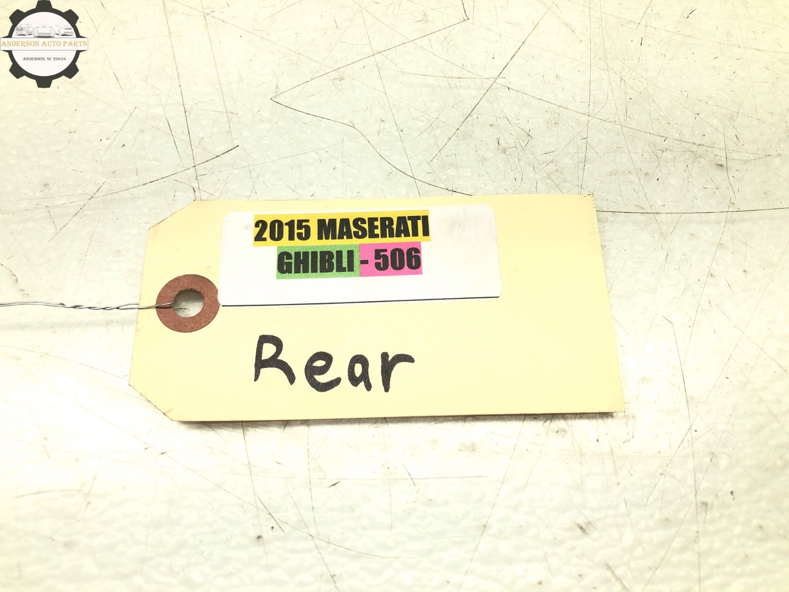 2014-2019 MASERATI GHIBLI REAR DECK TRIM THIRD BRAKE LIGHT OEM