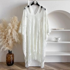 2025 New Floral Hollow Out Fringe Tassel Shawl Women Vintage Capes Ponchos Autum