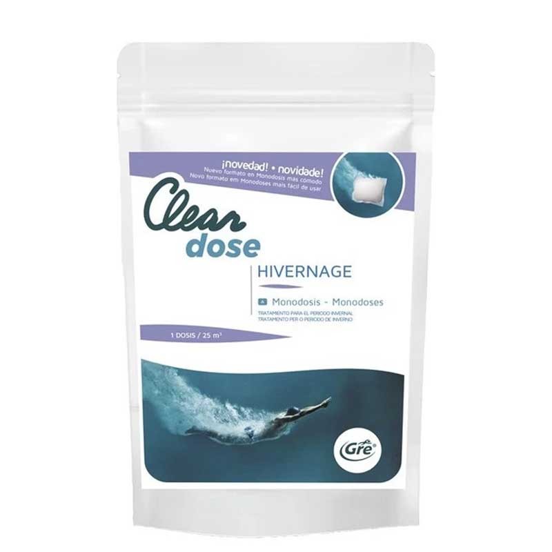 GRE TRATAMIENTO INVIERNO SIN SULFATO DE COBRE 350GR MONODOSIS PARA PISCINA