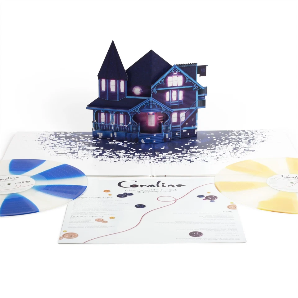 Coraline Original Soundtrack Vinyl 2 LP Deluxe 15th Anniversary Edition Limited - Image 2 of 4
