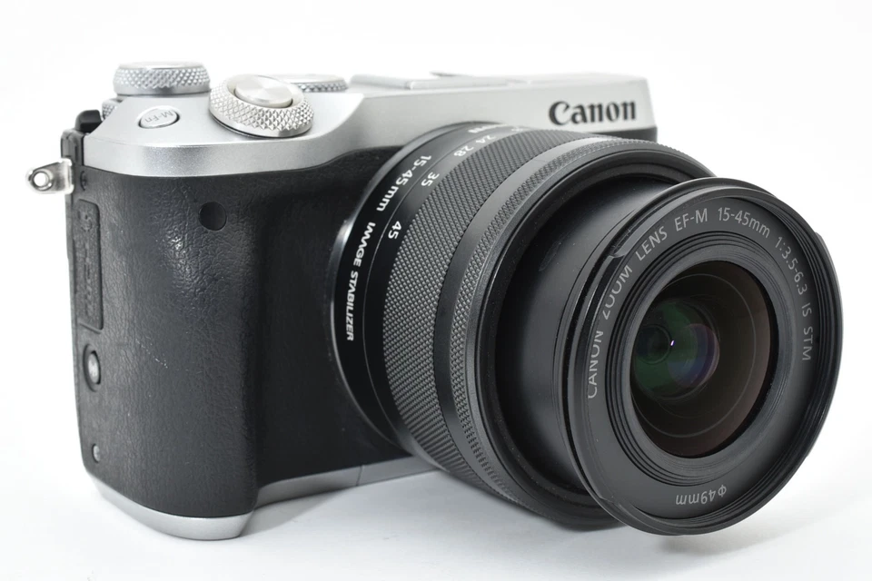 [Почти как новый] Корпус цифровой камеры Canon EOS M6 24,2 Мп с объективом EF-M 15-45 мм - Изображение 4 из 4
