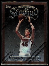 1996-97 Topps Finest Sterling Shawn Bradley New Jersey Nets #57