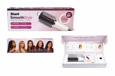 Shark SmoothStyle Heated Comb Straightener And Smoother Brand new in box