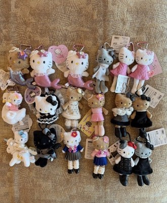Japan Limited Hello Kitty Long Legs Plush Keychain Doll Toy ~ALL