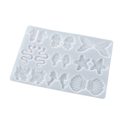 Earring Resin Mold Jewelry Casting Molds Silicone Pendant Mould Epoxy Resin Mold