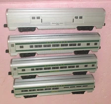 Williams SOUTHERN Aluminum Matched Passenger Car Set Green-Stripe O-gauge UNUSED