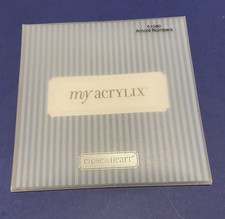 Close To My Heart My Acrlix stamp set A1080 Amore Numbers-USED-Numbers