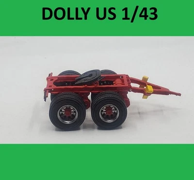 DOLLY 1/43 pour SEMI-REMORQUES AMERICAINS ALTAYA Résine 3D Peint et monté - Photo 1/4