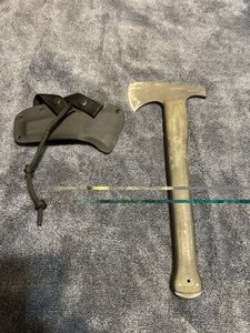 Winkler Knives Hammer Head Combat Axe with Sheath, Micarta Handle