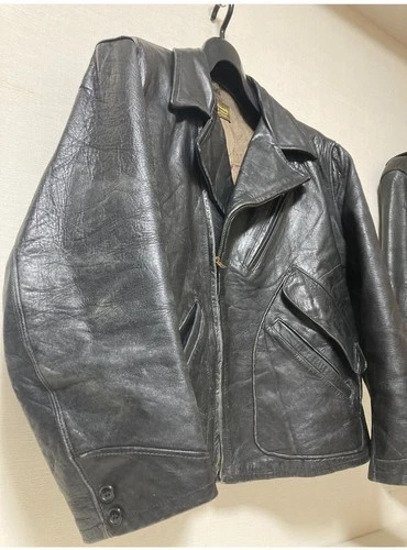 Mid 1940s Windward Horsehide D Pocket Motorcycle/Aviator Jacket - Picture 7 of 24
